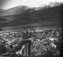 Karpenissi, burned by Nazis, April 1944